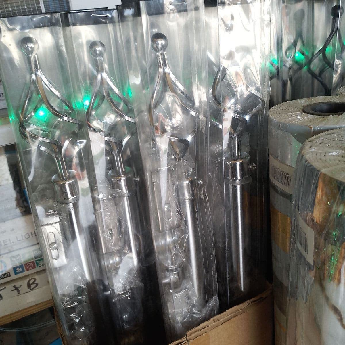 Tubes rideaux lux 2m