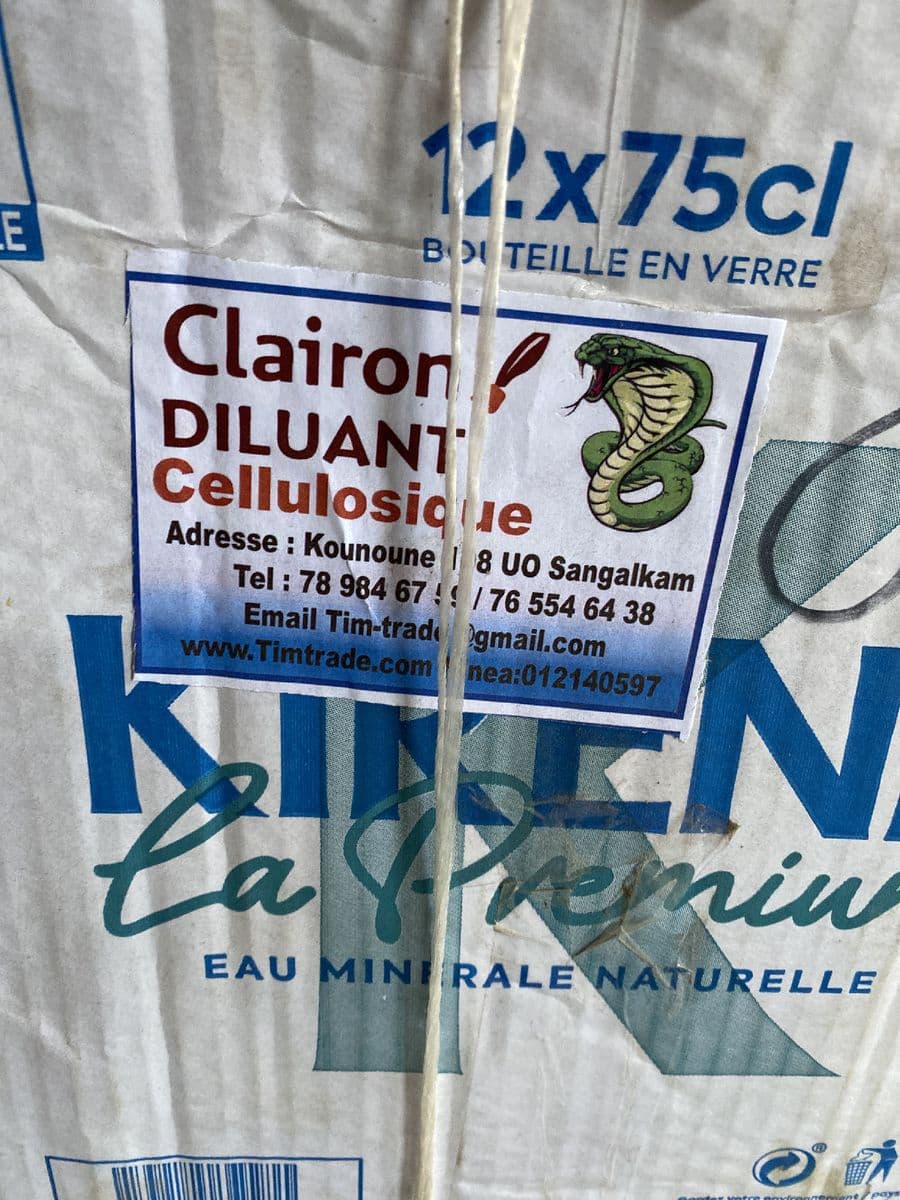 Bouteille diluantcellulosique 075